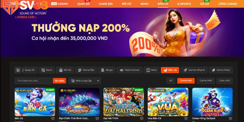 Giới thiệu game bắn cá SV88