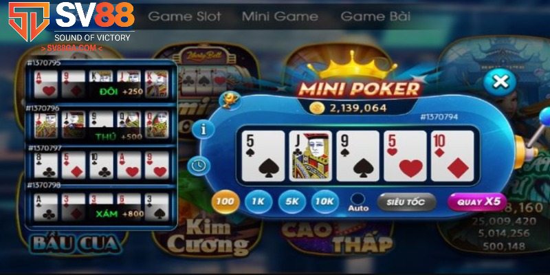 Giới thiệu tổng quan về trò chơi quay hũ poker