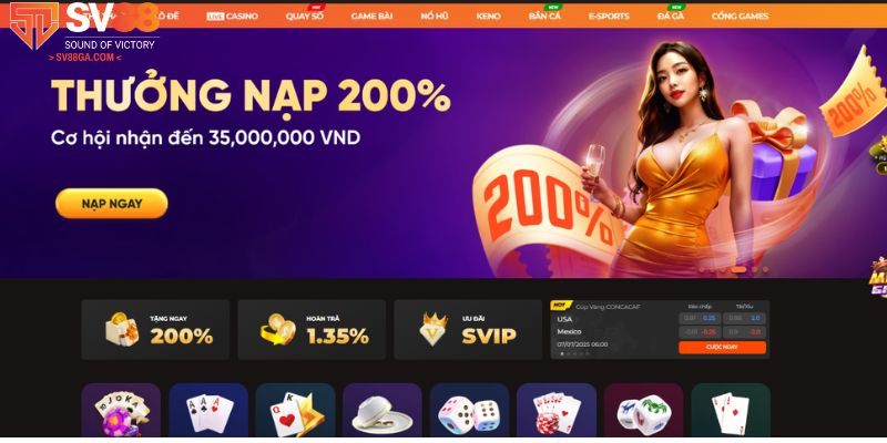 Giới thiệu sơ lược về nhà cái uy tín SV88