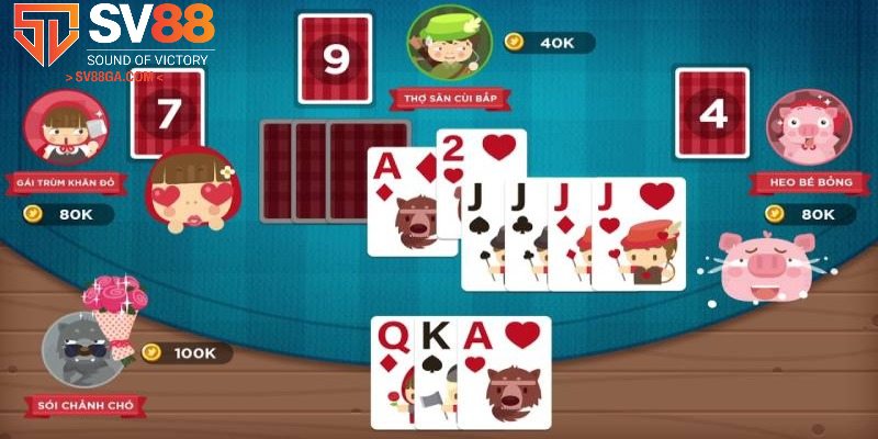 Tìm hiểu các bộ bài có thể dùng để chặt heo tiến lên